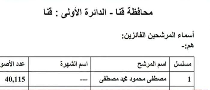 ننشر النتائج الكاملة لجولة الإعادة في 19 دائرة ملغاة بانتخابات النواب 2025 - الفجر سبورت