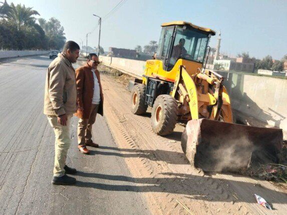 حملات ميدانية مكثفة بمركزي ببا والفشن لتحسين الخدمات ومواجهة التعديات