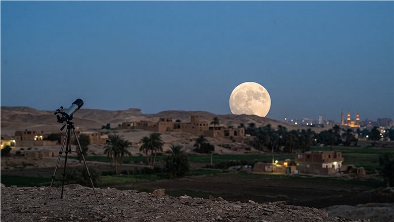 "قمر الصيد" يزين سماء مصر بعد غد.. وفرصة ذهبية لهواة الفلك لرصد تضاريسه