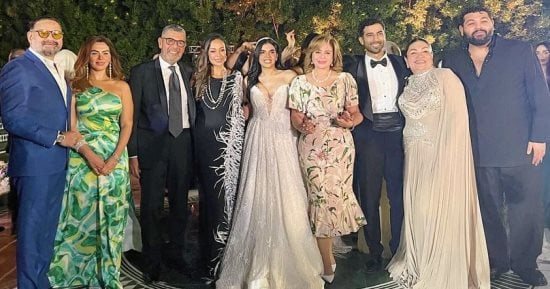 كريم أشرف مصيلحى يحتفل بزفافه بحضور إلهام شاهين وداليا البحيرى