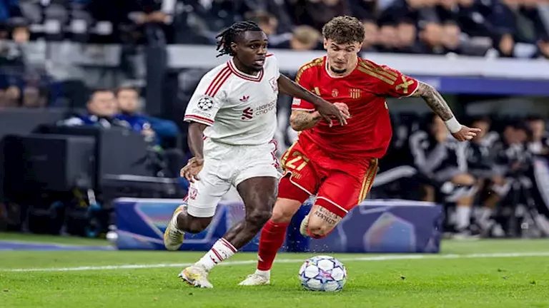 ليفربول يتخطى لاسك بنتيجة مثيرة في دوري أبطال أوروبا
