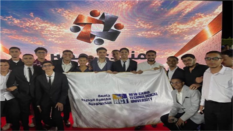 50 طالبًا من جامعة القاهرة الجديدة التكنولوجية يبدعون في ملتقى شباب الجامعات بحلوان