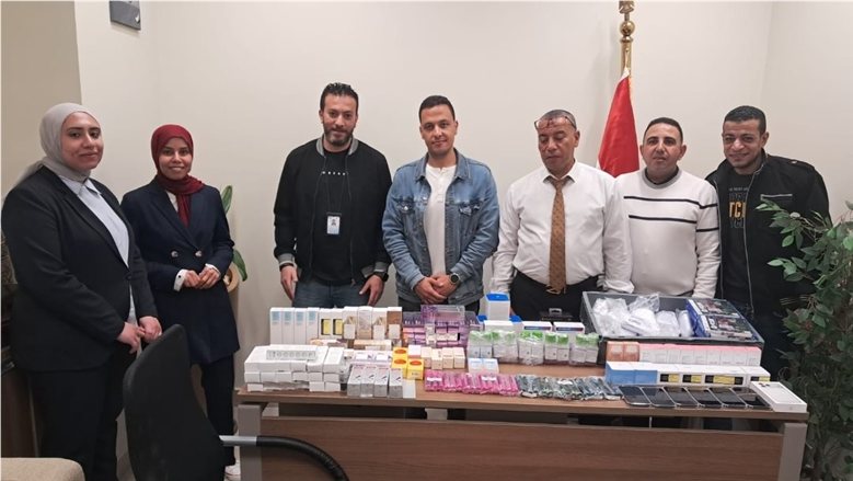 جمارك مطار الإسكندرية الدولي تضبط محاولة تهريب كمية من خصل الشعر الطبيعي