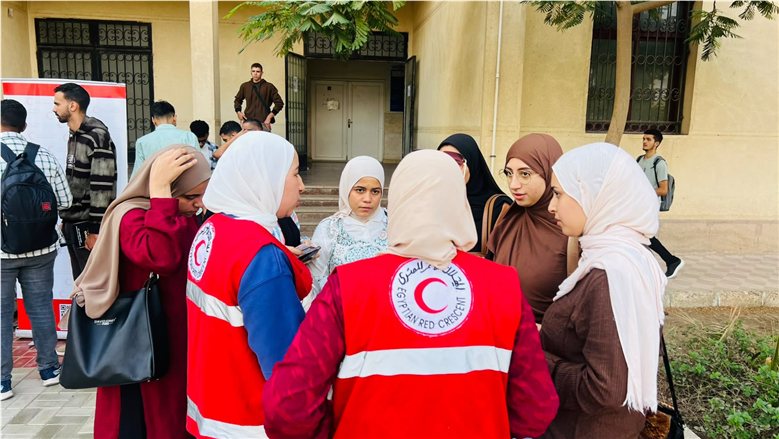 جامعة الدلتا التكنولوجية تطلق فعاليات حملة RED WEEK بالتعاون مع الهلال الأحمر ووزارة التضامن