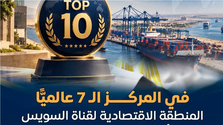 معلومات الوزراء: "اقتصادية القناة" تحتل المركز السابع عالميًا ضمن أفضل 10 مناطق حرة لعام 2026