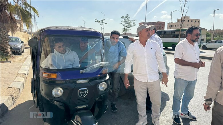 جهاز مدينة بدر يواصل حملات ضبط التوك توك المخالف وفرض الانضباط بالشوارع