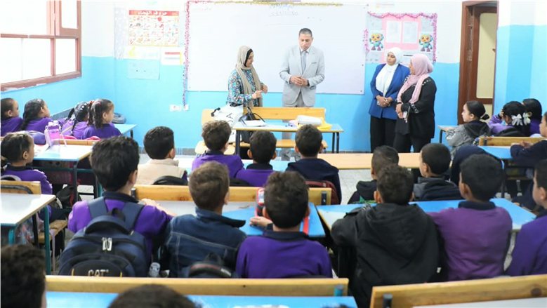 سعيد عطية يتفقد مدارس الهرم وجنوب الجيزة ويوجه بمتابعة الغياب والانضباط داخل الفصول