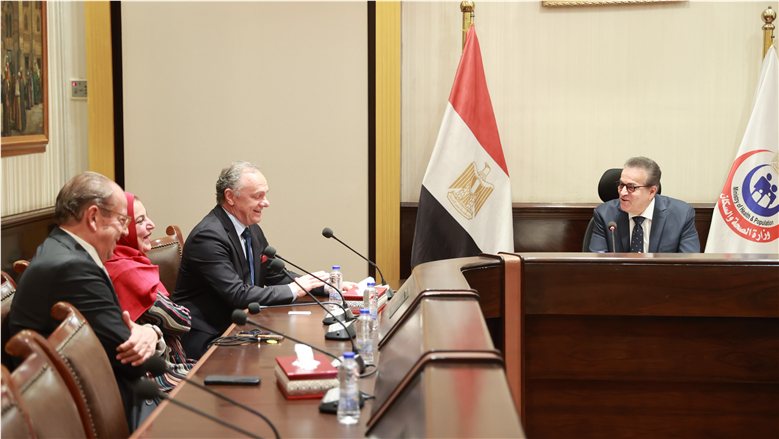 وزير الصحة يبحث التعاون مع الاتحاد الدولي لأمراض النساء والتوليد «FIGO» لتوفير حياة صحية آمنة للمرأة المصرية