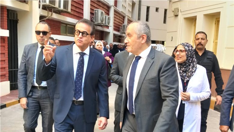 ​وزير الصحة والسكان يتفقد مستشفى الجلاء التعليمي ويؤكد على أهمية الولادة الطبيعية