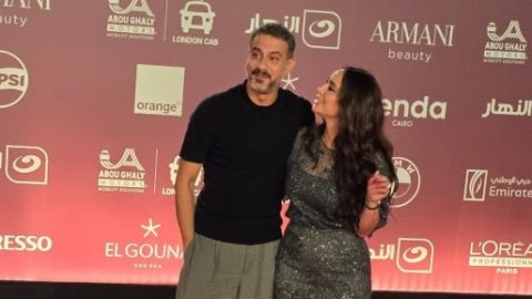 محمد فراج وبسنت شوقي وأحمد داود وعلا رشدي في حفل عمر خيرت